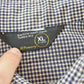 Vintage 1980s JC Penney Western Gingham Flower Embroidered Button Up Shirt Men's XL