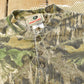 Vintage 1990s Mossy Oak Breakup Camo Collared Long Sleeve T-Shirt Men's L