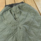 Vintage 1980s Quilted Green Military Liner Puffer Pants Men's XS
