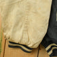 Vintage 1990s Thrashed Mickey Mouse Disney Varsity Snap Button Jacket Men's M