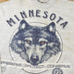 Vintage 1990s Wolf Minnesota Graphic Crewneck Sweatshirt Men's XL