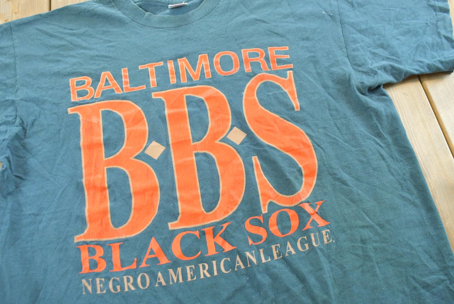 Vintage 1990s Baltimore Black Sox Baseball T Shirt Mens Men's XL