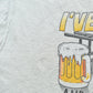 Vintage 1990s Fallen Cant Reach My Beer Funny Graphic T Shirt Men's 2XL