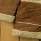 Vintage 1970s Schott NYC Rancher Suede Shearling Fur Leather Jacket Men's 40