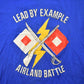 Vintage 1990s Lead By Example Graphic T Shirt Men's Large