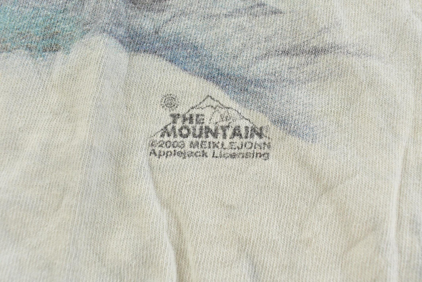 Vintage 2003 The Mountain Native Wolf Dreamcatcher Tie Dye T-Shirt Men's XL
