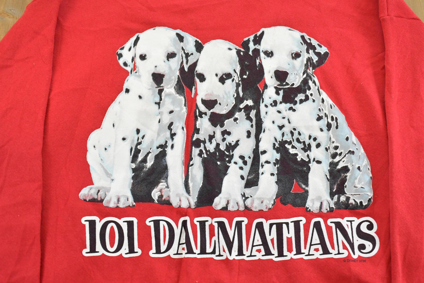 Vintage 1990s Disney's 101 Dalmatians Crewneck Sweatshirt Men's Large
