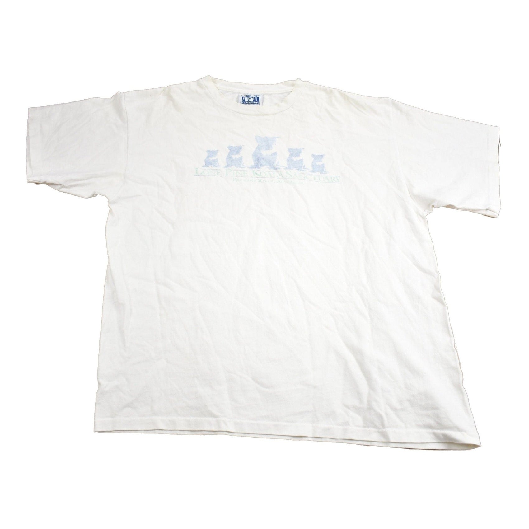 Vintage 1990s Lone Pine Koala Sanctuary Graphic T Shirt Men's Large