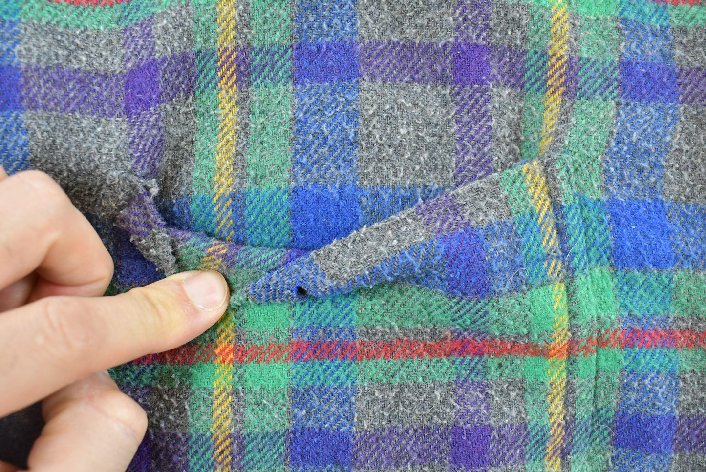 Vintage 1990s GAP Plaid Flannel Button Up Shirt Men's M