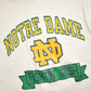 Vintage 1980s University Of Notre Dame Fighting Irish Champion T Shirt Single Stitch Collegiate Shirt Men's XS