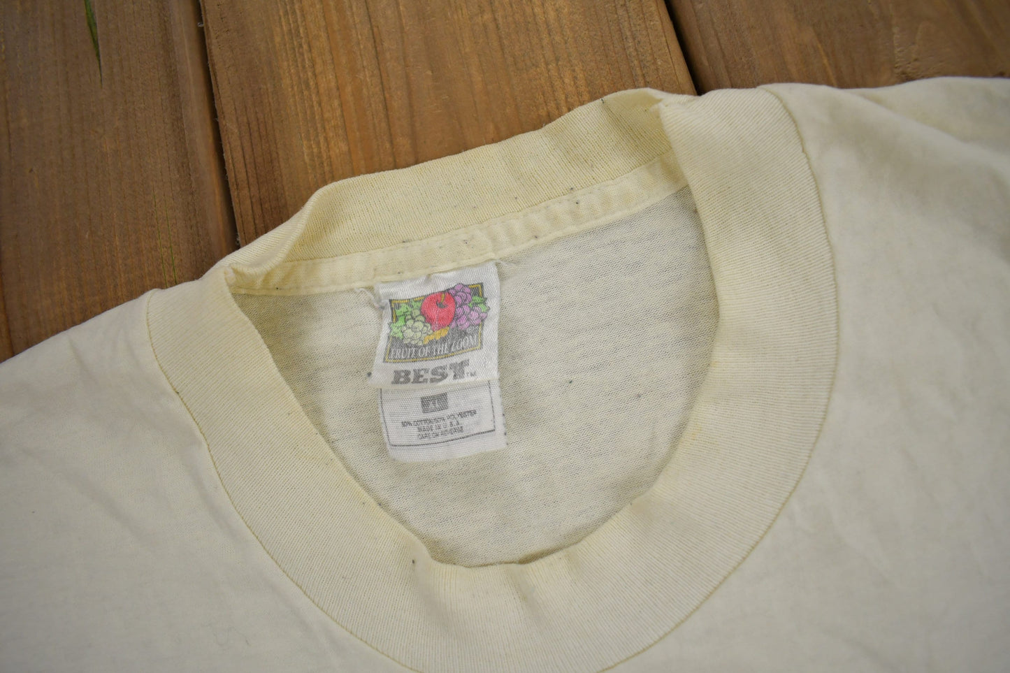 Vintage 1990s La Face Du Monde Évolue Technilab Graphic T Shirt Men's XL