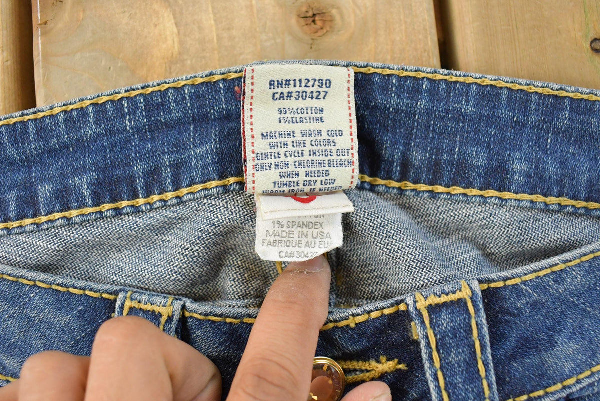 Vintage Y2K True Religion Low Rise Flare Jeans Women's 29 x 31
