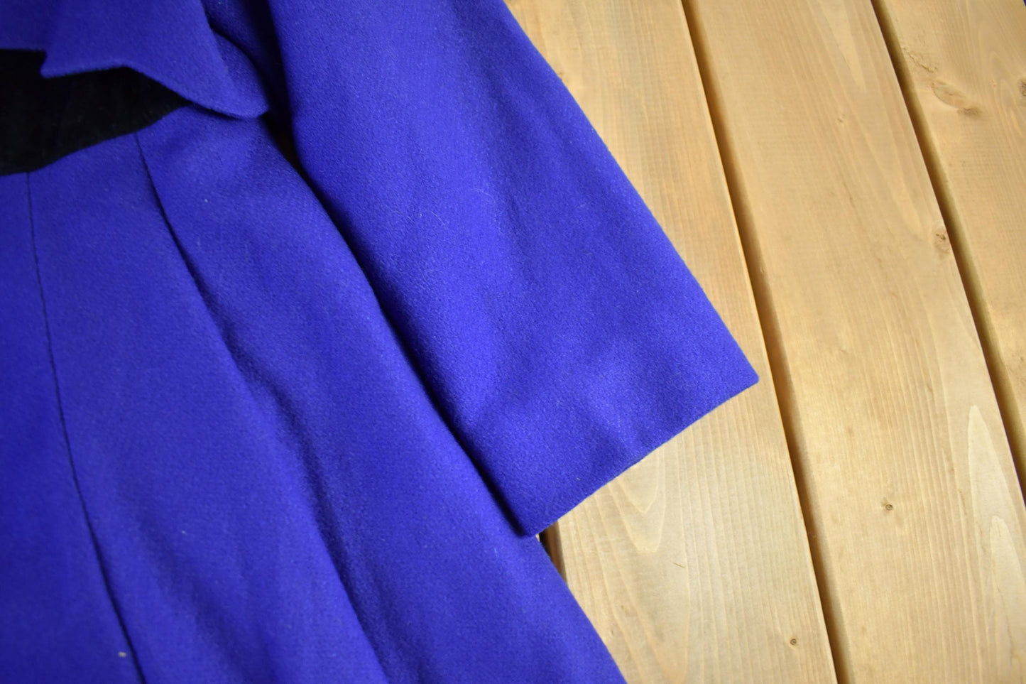 Vintage 1980s Rothschild Wool Princess Dress Coat Women's 12