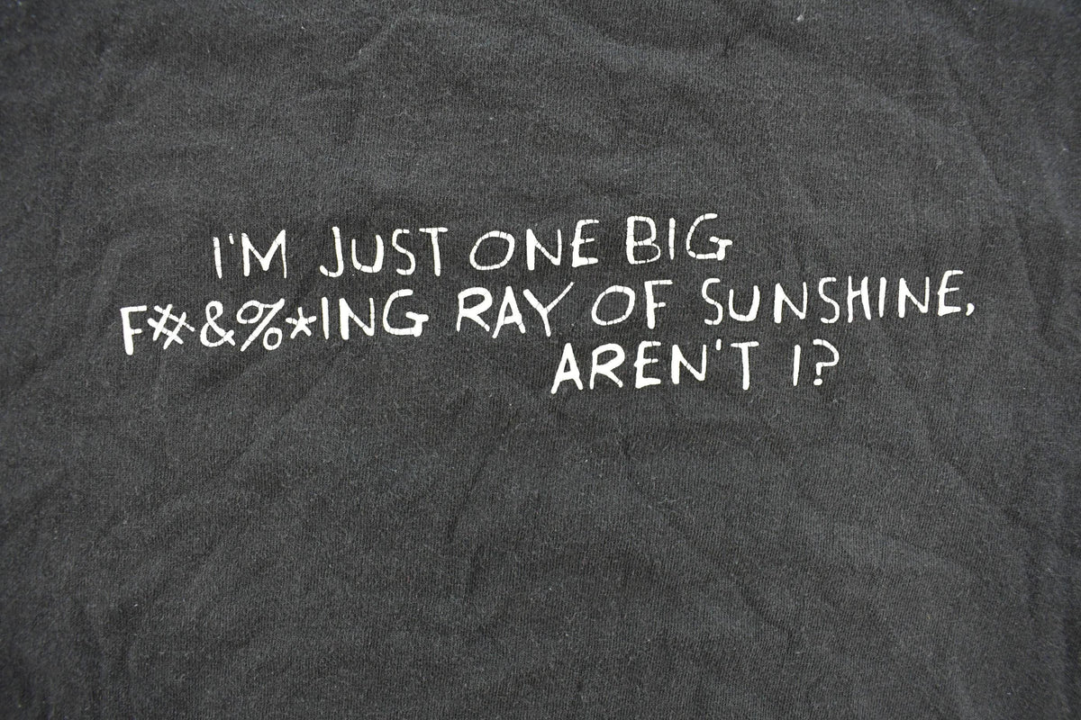Vintage 2000s I'm Just One Big Ray Of Sunshine Aren't I Graphic T-Shirt Men's M