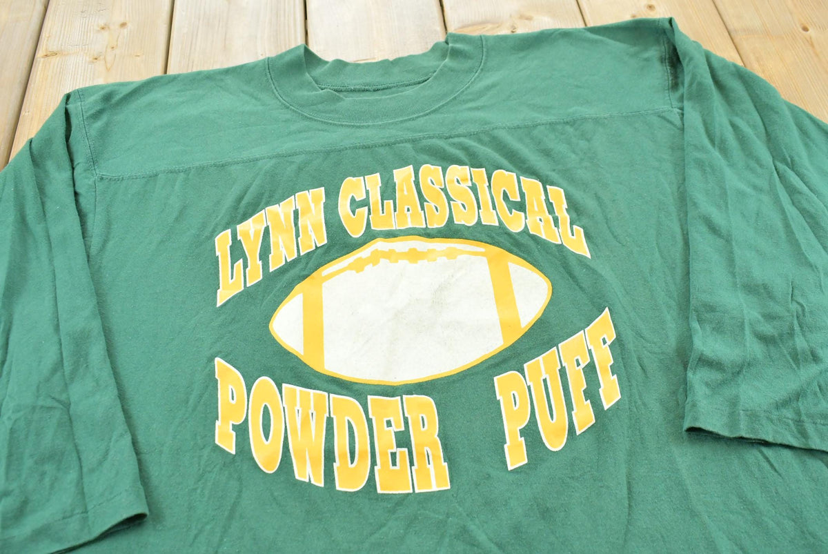 Vintage 1990s Universal Athletics Lynn Classical Powder Puff Football 3
