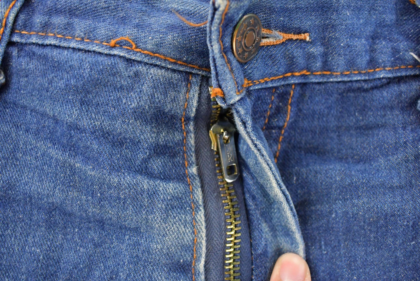 Vintage 1970s Sears Distressed Denim Jeans Men's 33 x 28.5