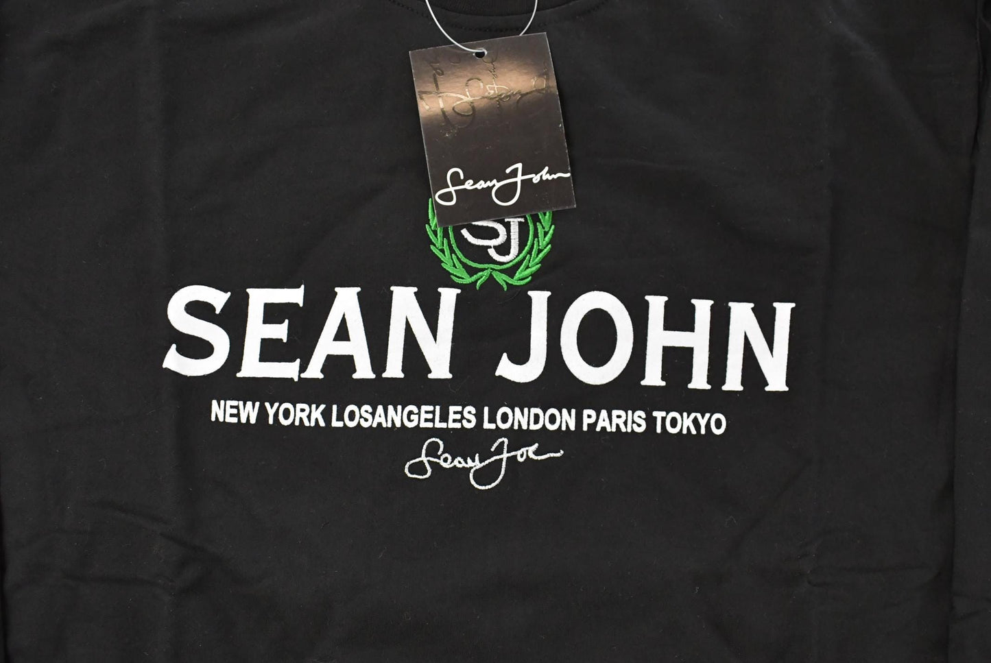 Vintage Y2K DEADSTOCK Sean John Hip Hop Long Sleeve T-Shirt Men's XL