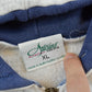 Vintage 1990s Artisans Elroy-Sparta Wisconsin Souvenir Quarter Zip Embroidered Hoodie Sweatshirt Mens XL / 90's Destination Streetwear