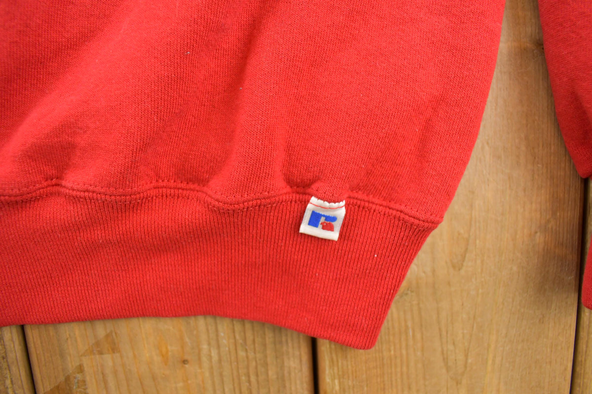 Vintage 1990s USA American Flag Souvenir Crewneck Sweatshirt Men's M