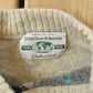 Vintage 1980s United of Benetton Argyle Wool Knit Crewneck Sweater Men's M
