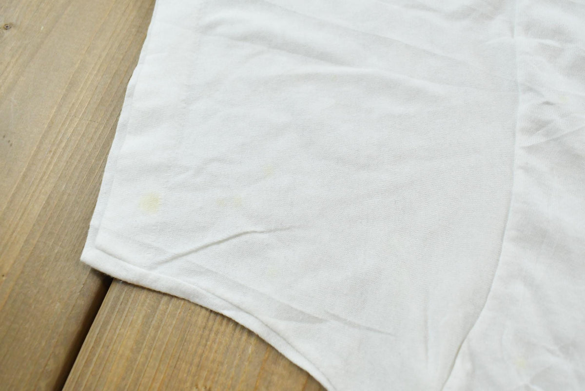 Vintage 1990s See The Light Bartles & Jaymes Light Beer Graphic Promotional T-Shirt Men's M