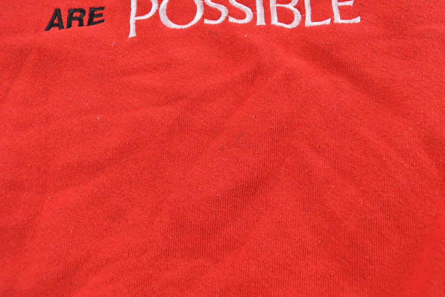 Vintage 1990s Religious With God All Things Are Possible Jesus Crewneck Sweatshirt Men's L