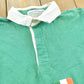 Vintage 1990s Ireland Embroidered Long Sleeve Polo Rugby Shirt Men's L