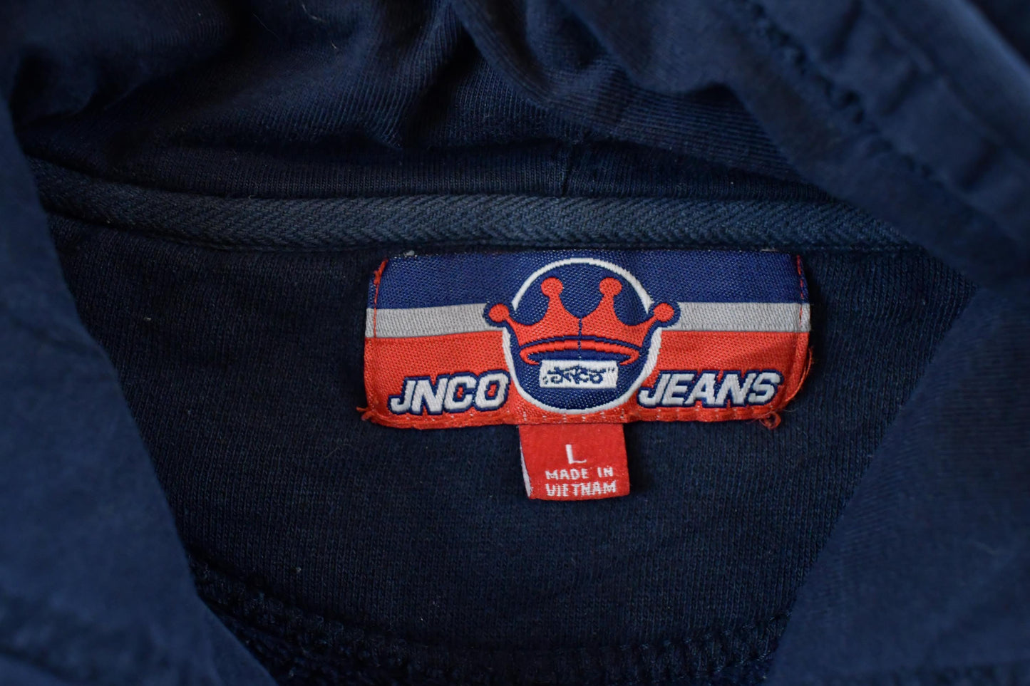 Vintage Y2K JNCO Jeans Sword Dragon Hoodie Sweatshirt Mens Large