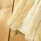 Vintage 1970s Kay Anos Fur Leather Jacket Women's Large