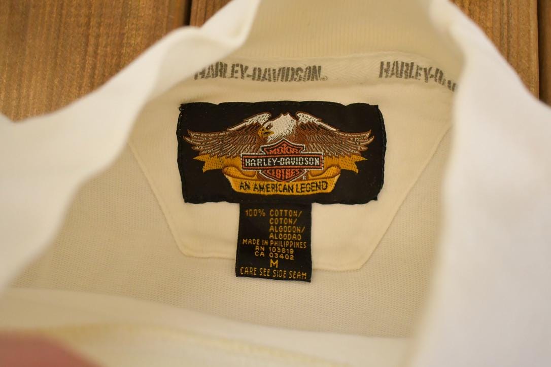Vintage Y2K Harley Davidson Motorcycles Souvenir Crewneck Shirt Mens M