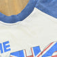 Vintage 1982 The Who The Clash Santana JFK Stadium Concert Band Raglan T-Shirt Men's M