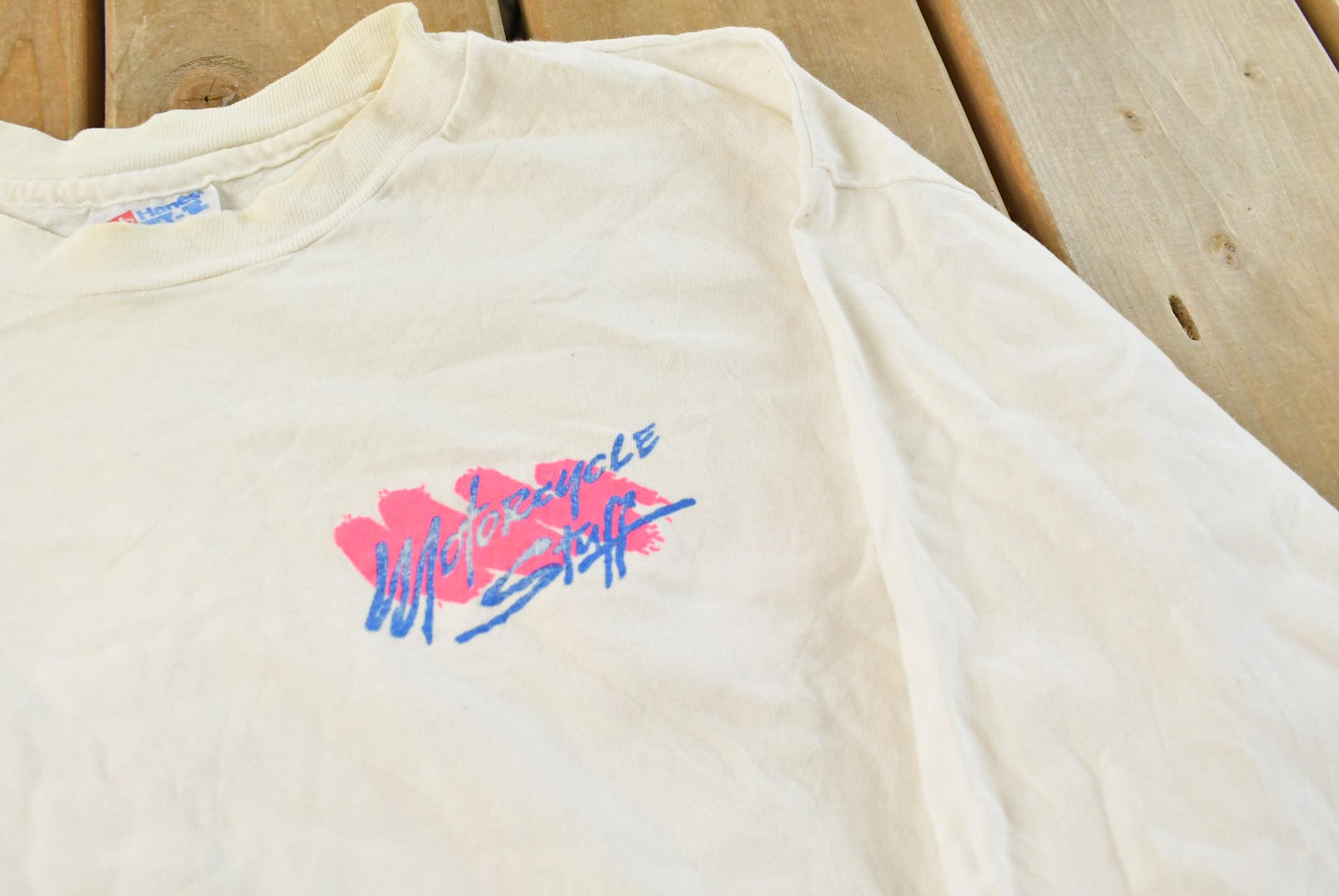 Vintage 1990s Motorcycle Stuff Kansas City Long Sleeve T-Shirt Men's M