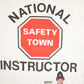Vintage 1980's Safety Town Instructor Souvenir Ringer T-Shirt Mens L
