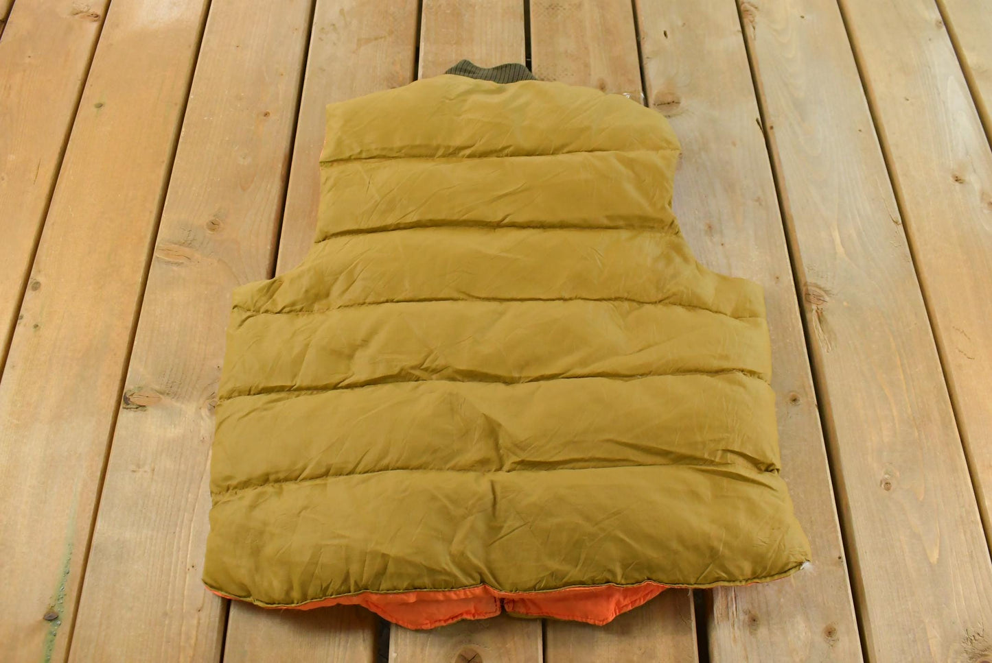 Vintage 1980s Down Design Puffer Vest Jacket Men's M