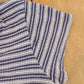 Vintage Y2K No Boundaries Purple Striped V-Neck T-Shirt Youth XL