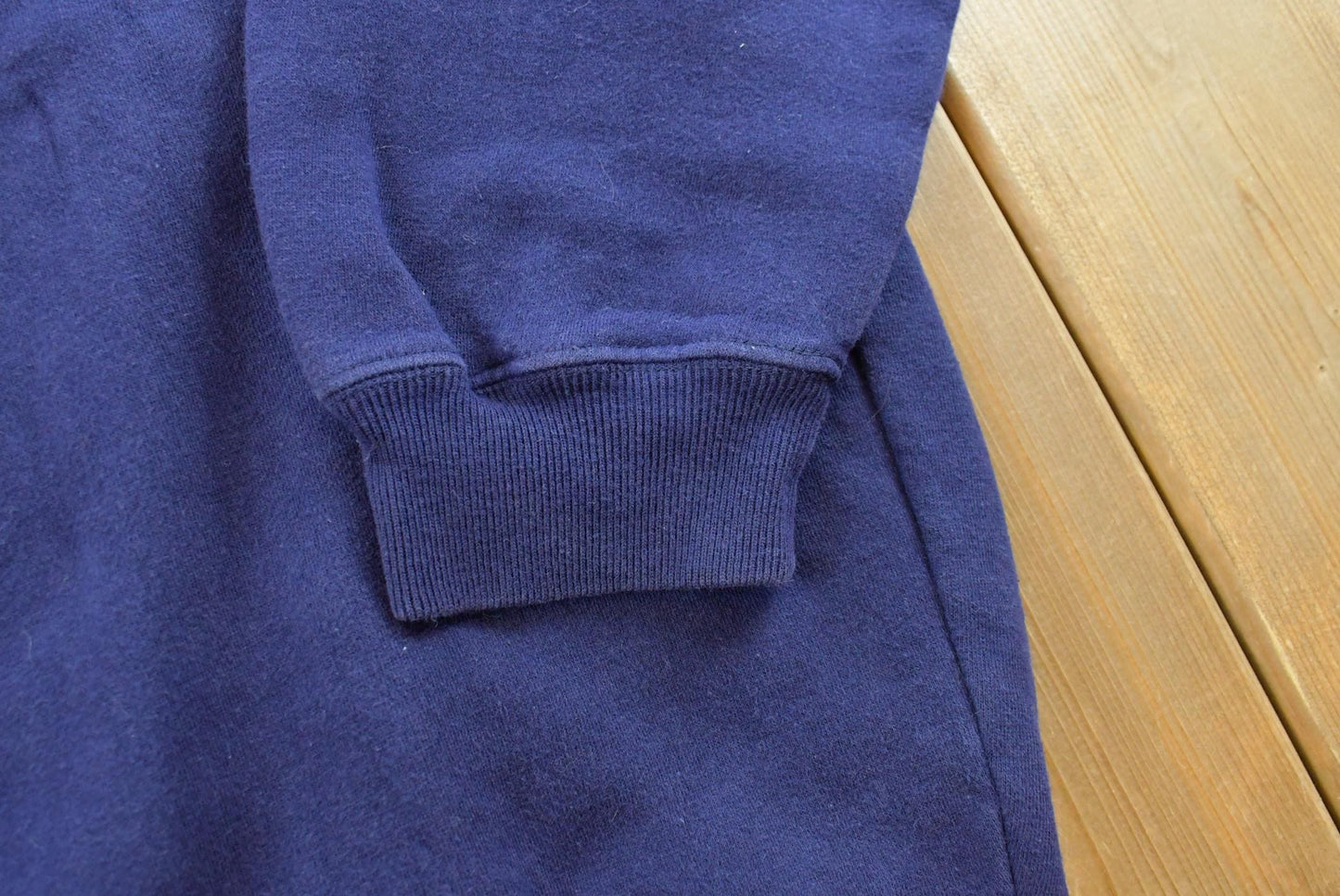 Vintage 1990s GAP Blank Blue Crewneck Sweatshirt Men's XL