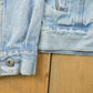 Vintage 1990s Wrangler Hero Light Wash Denim Jean Jacket Men's L