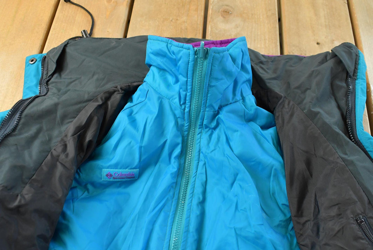 Vintage 1990s Columbia Shell Liner Full Zip Jacket Women's L