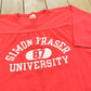Vintage 1980s Simon Fraser University Three Quarter Sleeve Jersey T-Shirt Men's L