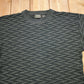 Vintage 1990s Street Closed Striped Knitted Crewneck Sweater Men's Medium