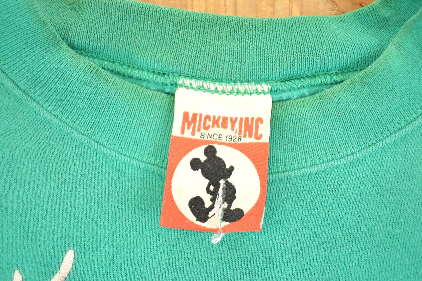 Vintage 1990s Mickey Moose Disney Crewneck Sweatshirt Men's L