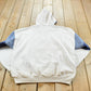 Vintage 1990s Artisans Elroy-Sparta Wisconsin Souvenir Quarter Zip Embroidered Hoodie Sweatshirt Mens XL / 90's Destination Streetwear