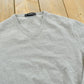 Vintage 1990s Giorgiolini V-Neck Merino Wool Knit Sweater Men's S