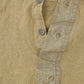 Vintage 1950s Military Undershirt Henley Long Sleeve Shirt Men's Large