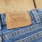 Vintage 1990s Levi's 550 Regular Fit Denim Blue Jeans Youth 22 x 24.5