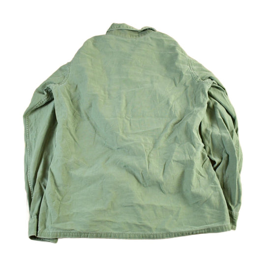 Vintage 1960s OG-107 Military Sateen Shirt Men's M-L
