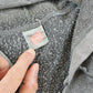 Vintage 2000s Faded Gray Blank Zip Up Hoodie Sweatshirt Men's 2XL