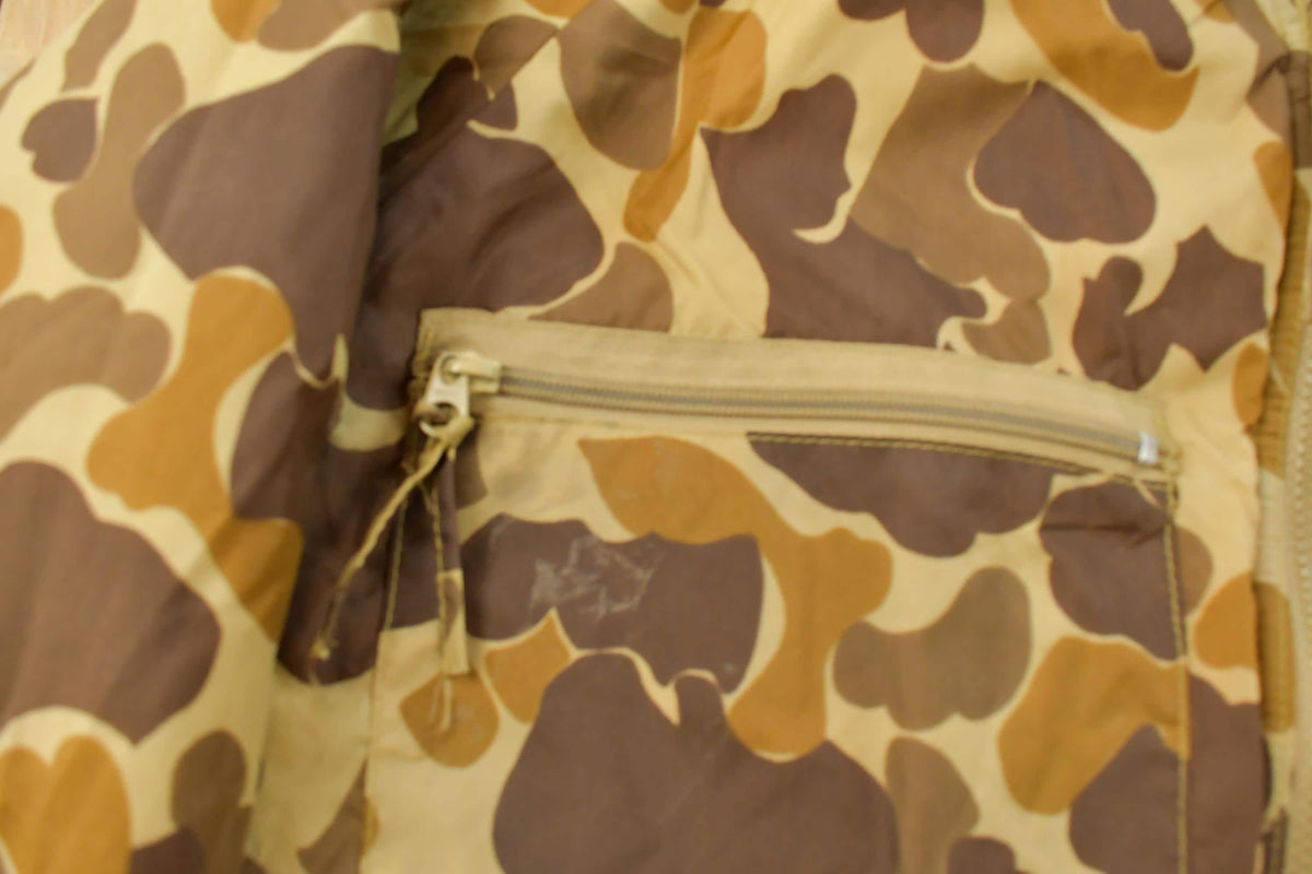 Vintage 1990s Gamehide Reversible Fleece Camo Liner Jacket Men's Medium