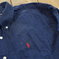 Vintage 1990s Ralph Lauren Marlowe Blue Button Down Shirt Men's XL