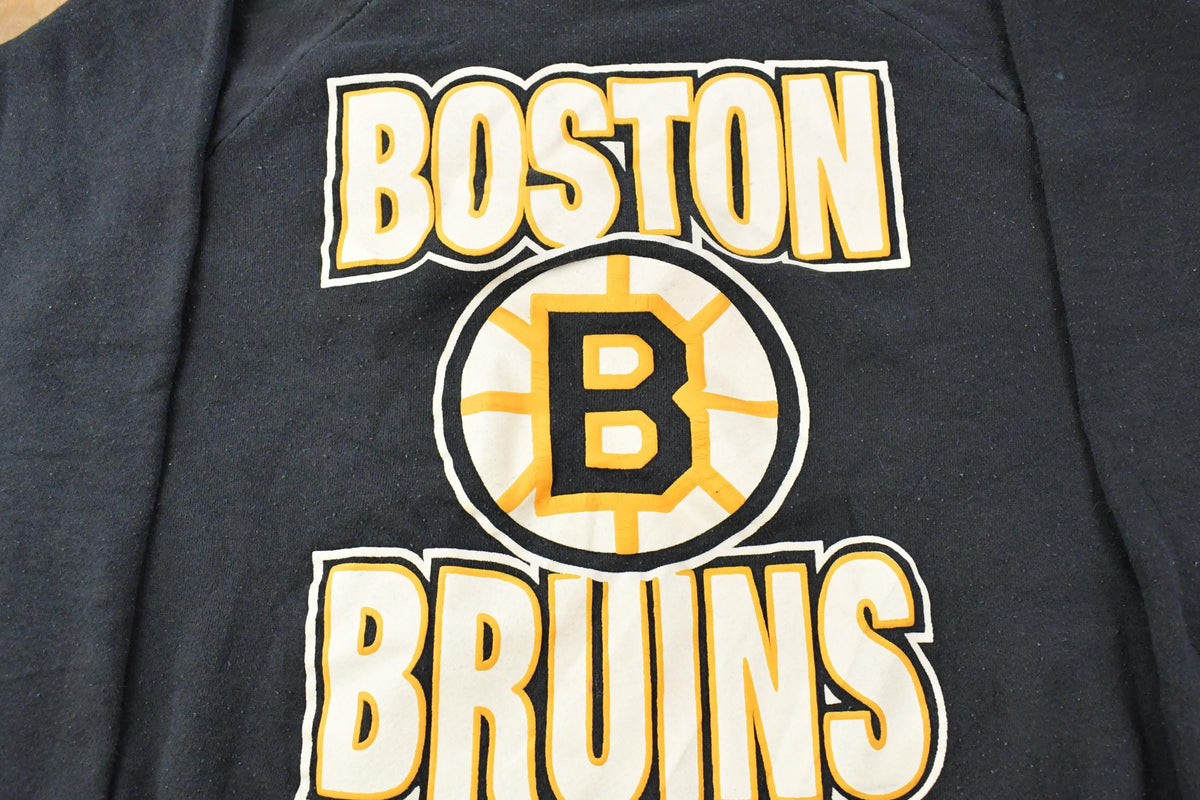 Vintage 1990s Boston Bruins NHL Crewneck Sweatshirt Men's Large